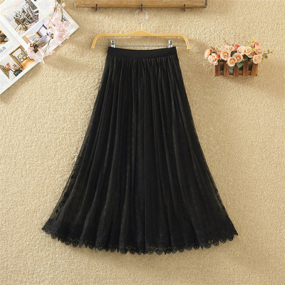 Fusta de dama stil nou model cu dantela in mai multe culori