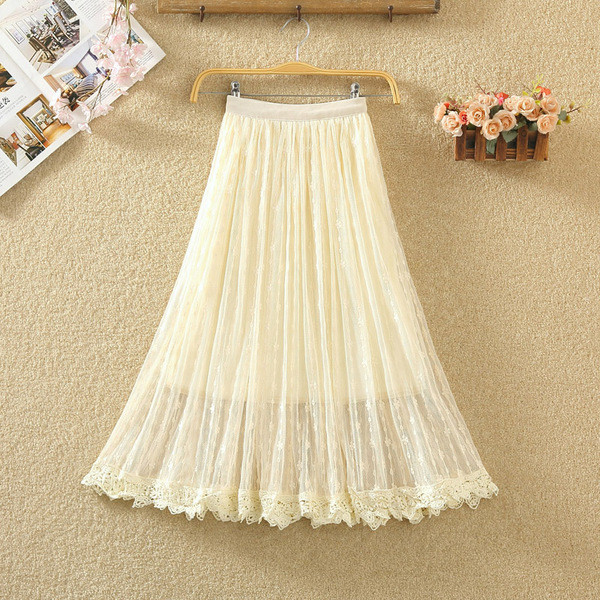 Fusta de dama stil nou model cu dantela in mai multe culori