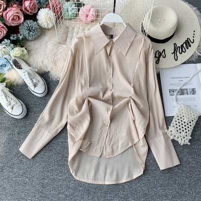 Cămașă modernă de damă cu guler în mai multe culori