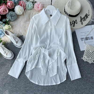 Cămașă modernă de damă cu guler în mai multe culori