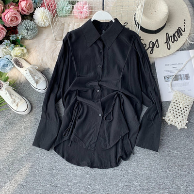 Cămașă modernă de damă cu guler în mai multe culori