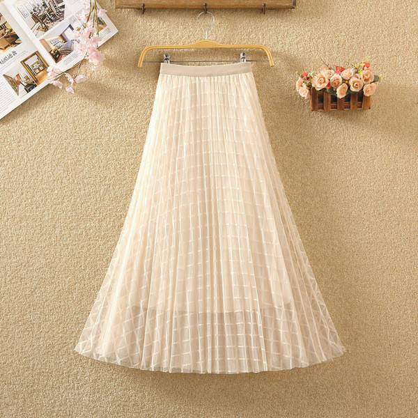 Fusta de dama croiala model nou cu tul