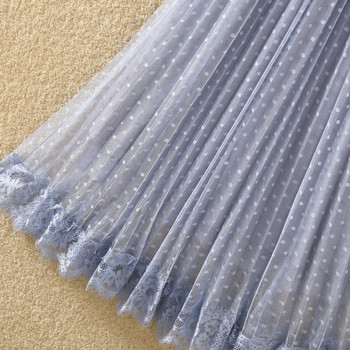 Fusta de dama moderna cu buline in mai multe culori