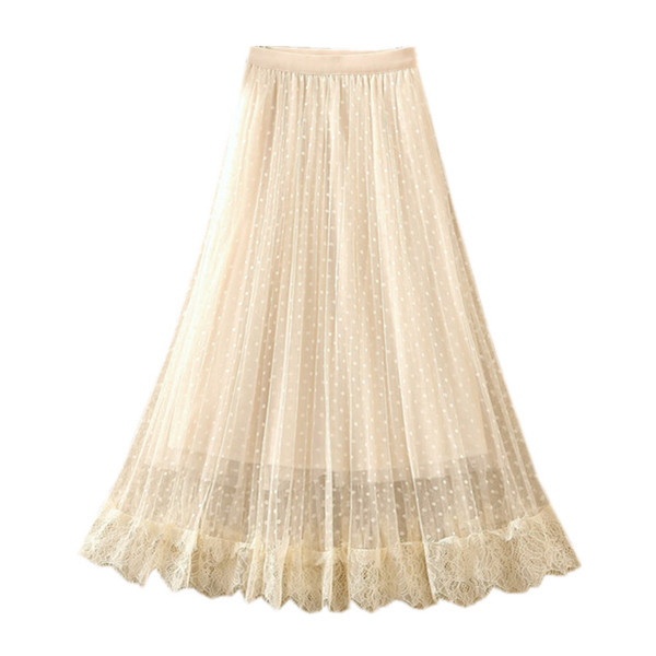 Fusta de dama moderna cu buline in mai multe culori