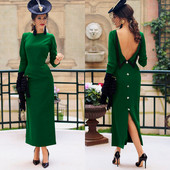 Rochie de dama eleganta cu spatele gol in mai multe culori