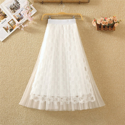 Fusta de dama model nou cu tul - mai multe culori