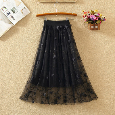 Fusta moderna damasc cu element 3D in mai multe culori