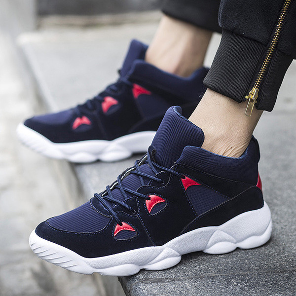 Tenisi casual barbatesti cu cravate in trei culori