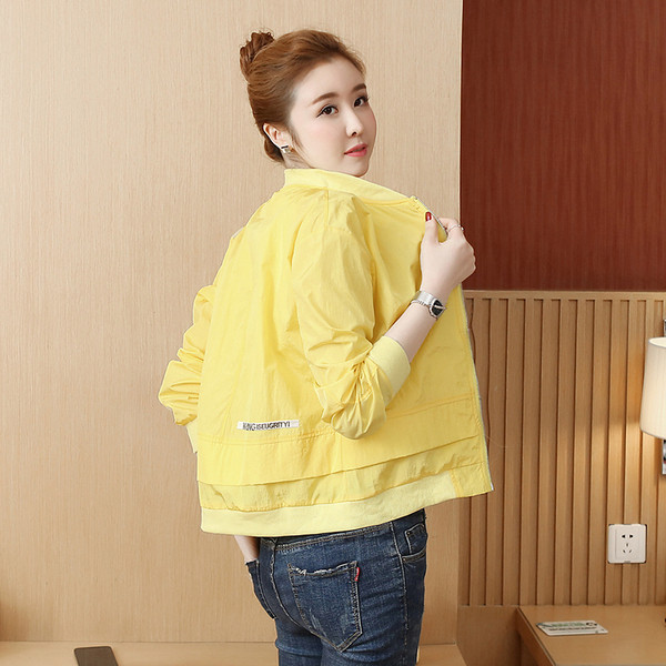 Geaca de toamna moderna de dama cu fermoar in mai multe culori