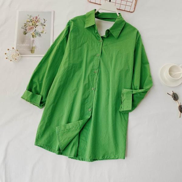 Cămașă lungă de damă cu spate deschis în trei culori