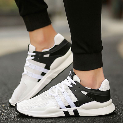 NOI adidași bărbați cu șireturi în două modele în alb și negru