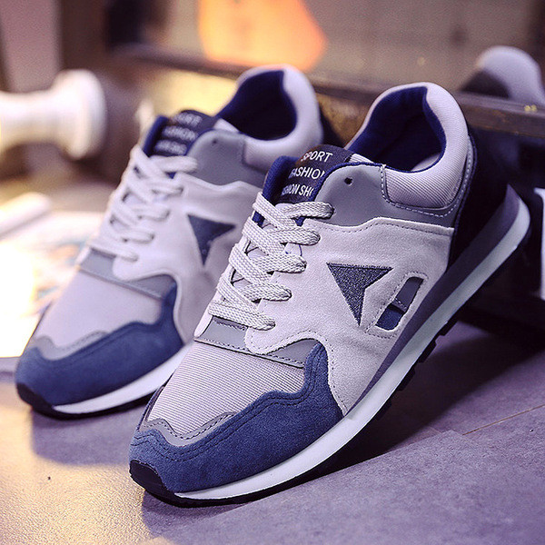 Tenisi casual barbatesti cu talpa groasa in trei culori