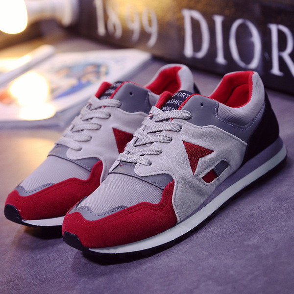 Tenisi casual barbatesti cu talpa groasa in trei culori