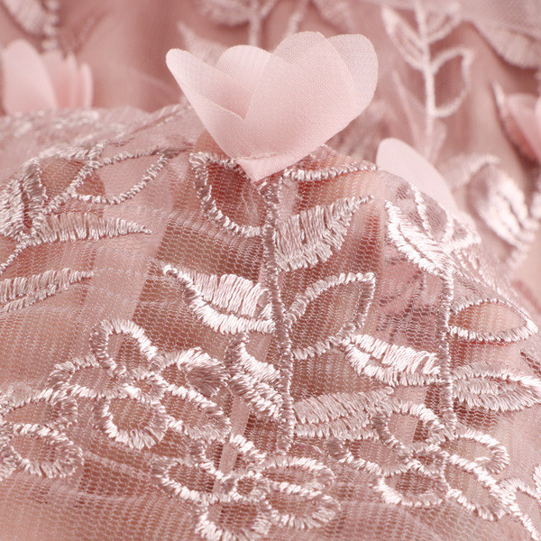 Fusta de dama actuala in patru culori cu tul si broderie