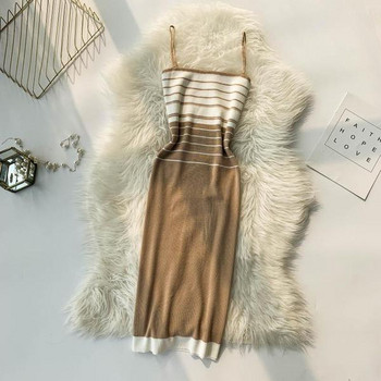 Rochie de dama cu bretele subtiri in cinci culori