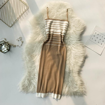 Rochie de dama cu bretele subtiri in cinci culori