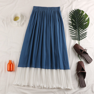 Model de fustă de damă modern croiat - în patru culori