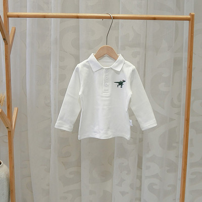 Bluza moderna pentru copii cu nasturi si broderie - mai multe culori