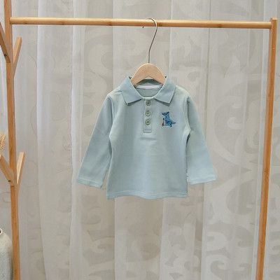 Bluza moderna pentru copii cu nasturi si broderie - mai multe culori