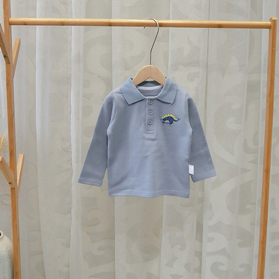 Bluza moderna pentru copii cu nasturi si broderie - mai multe culori