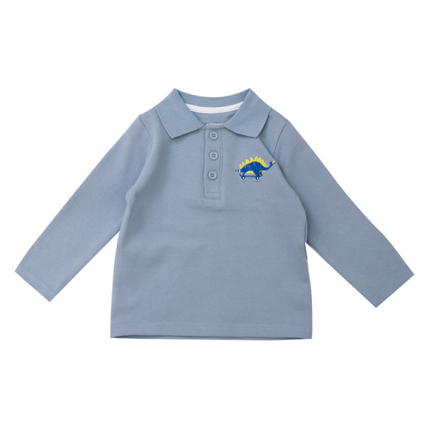 Bluza moderna pentru copii cu nasturi si broderie - mai multe culori