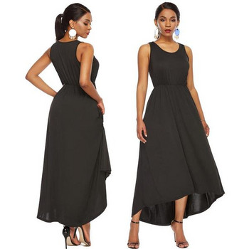 Rochie eleganta de dama cu decolteu O in negru