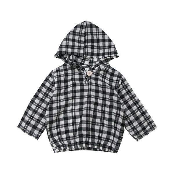 Bluza moderna pentru copii in carouri pentru baieti in doua culori