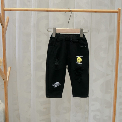 Model nou de pantaloni copii pentru baieti cu motive rupte