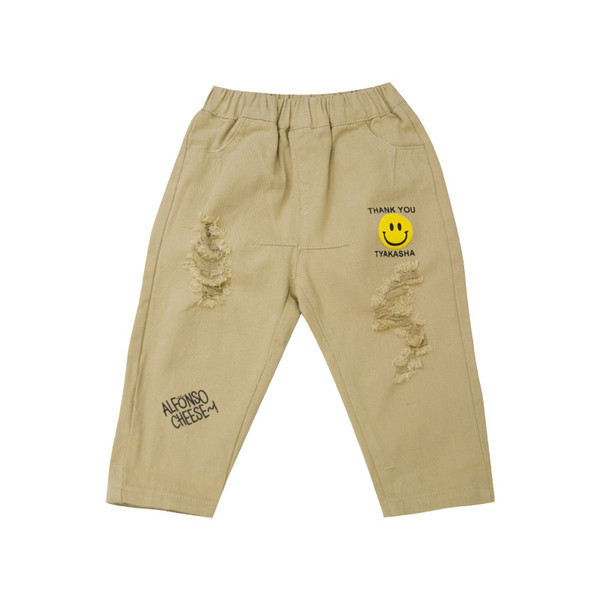 Model nou de pantaloni copii pentru baieti cu motive rupte