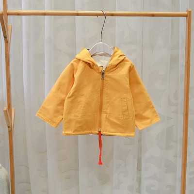 Geaca zilnica pentru copii cu doua fete pentru baieti in doua culori