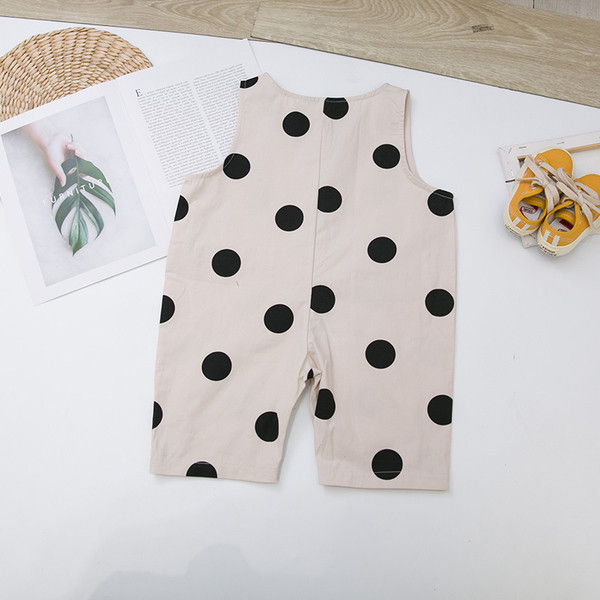 Salopeta moderna pentru copii cu puncte pentru baieti