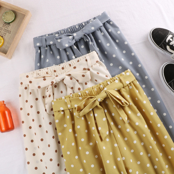 Pantaloni de dama actuali in mai multe culori - model lat