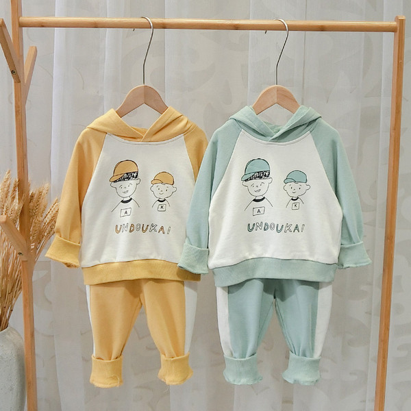 Set sport copii pentru baieti bluza + pantaloni in doua culori