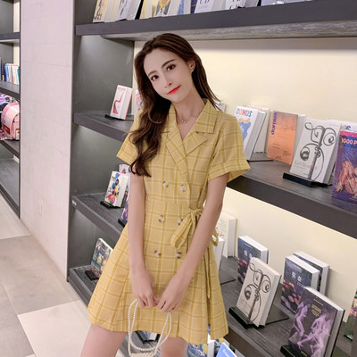 Rochie casual dama - model croiat in doua culori