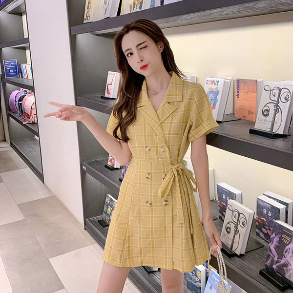 Rochie casual dama - model croiat in doua culori