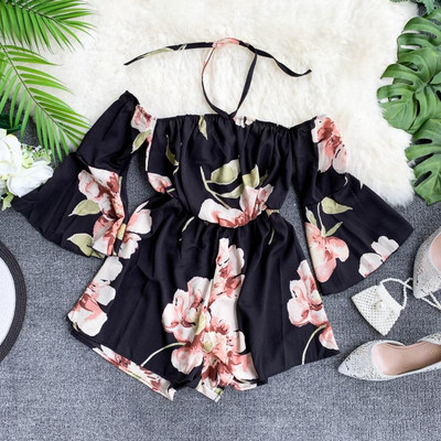 Salopeta dama cu model floral in mai multe culori