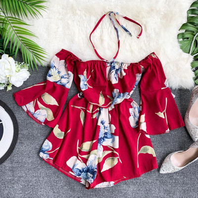 Salopeta dama cu model floral in mai multe culori