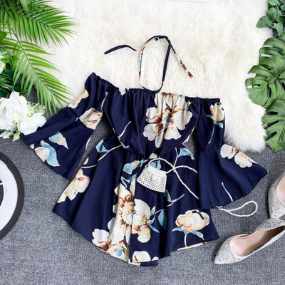 Salopeta dama cu model floral in mai multe culori