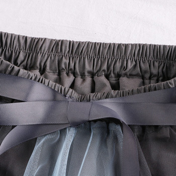 Fusta lunga de dama moderna in mai multe culori cu tul