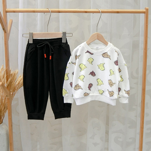 Bluză casual pentru copii cu decolteu O pentru băieți