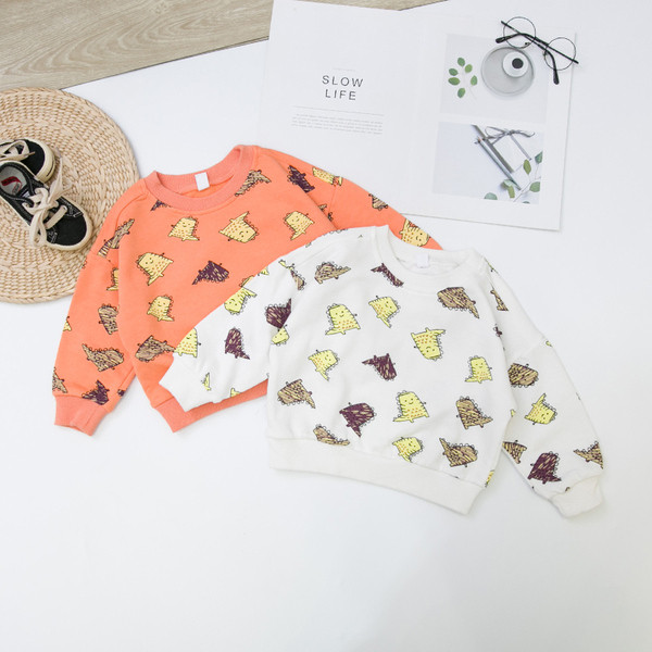 Bluză casual pentru copii cu decolteu O pentru băieți