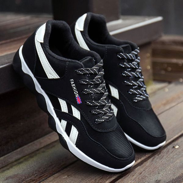 Tenisi casual barbatesti cu sireturi in trei culori