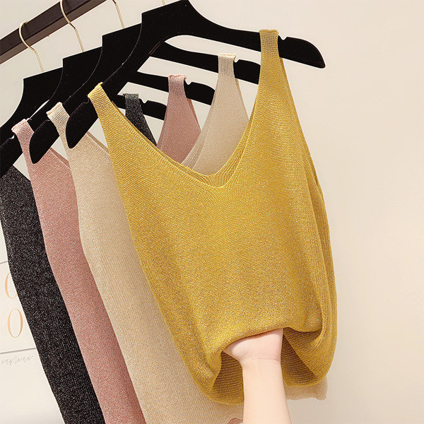 Maieu de dama cu efect stralucitor in mai multe culori