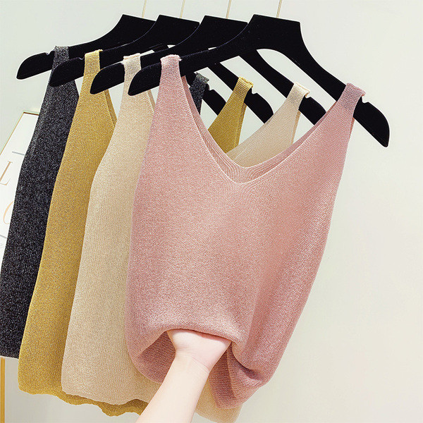 Maieu de dama cu efect stralucitor in mai multe culori