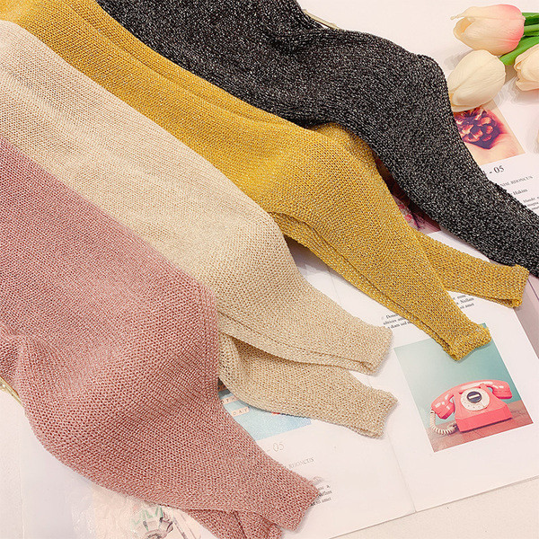 Maieu de dama cu efect stralucitor in mai multe culori