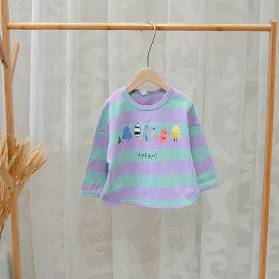 Bluza pentru copii cu dungi pentru baieti in doua culori