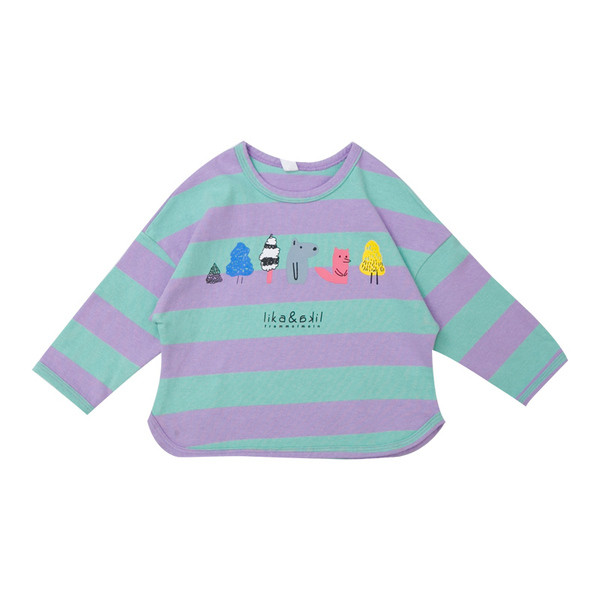 Bluza pentru copii cu dungi pentru baieti in doua culori