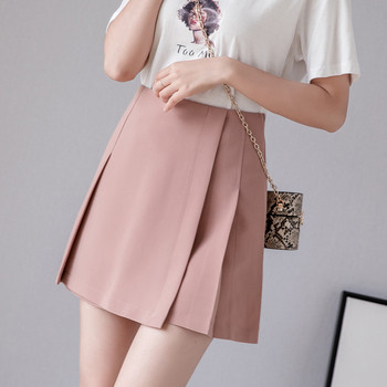 Fusta de dama moderna in trei culori cu talie inalta