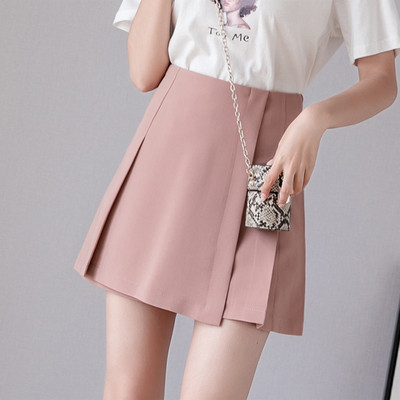 Fusta de dama moderna in trei culori cu talie inalta