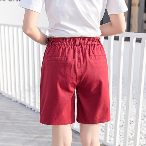 Pantaloni casual dama cu talie inalta